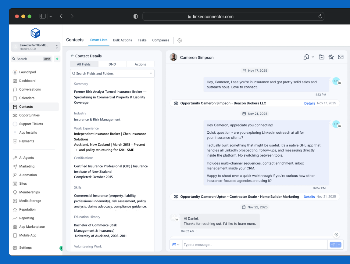 CRM Import and Enrichment